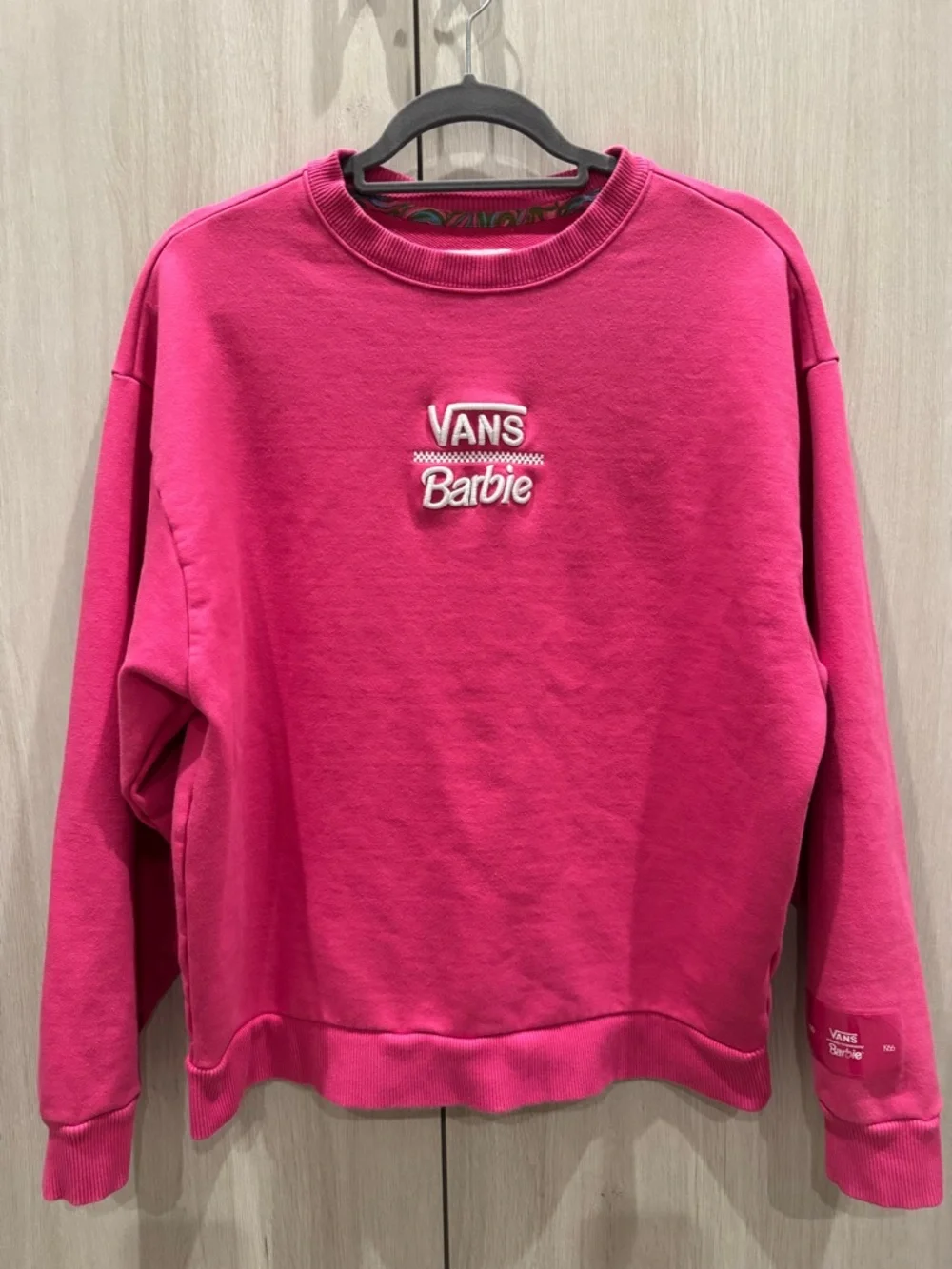 Vans Barbie Bright Pink Crewneck Sweatshirt 🩷🍓 - Picture 5 of 10